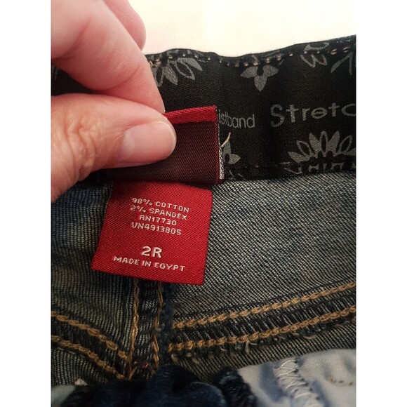 Merona Womens Jeans Size 2 R Comfort No Gap Waistband Stretch Mid Rise Boot Cut - Picture 6 of 11